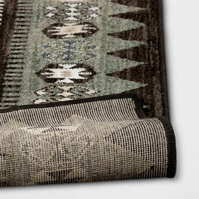  Buttercup Diamond Vintage Persian Woven Rug - Opalhouse