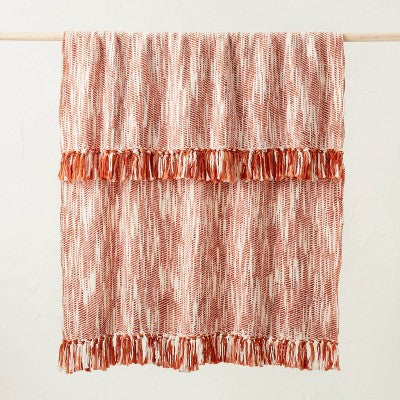  Space Dyed Woven Throw Blanket With Tassels - Opalhouse™ Designed With Jungalow™