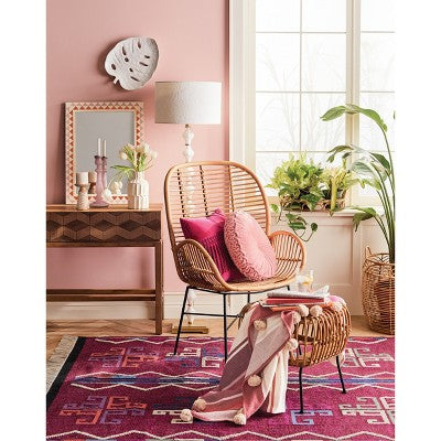  Lily Rattan Armchair With Metal Legs - Assembly Required - Opalhouse™