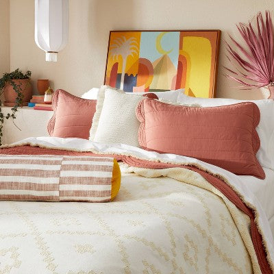  Scalloped Edge Quilt Sham - Opalhouse™ Designed With Jungalow™ 