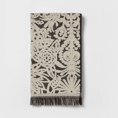  Allover Pattern Towels Black/White - Opalhouse