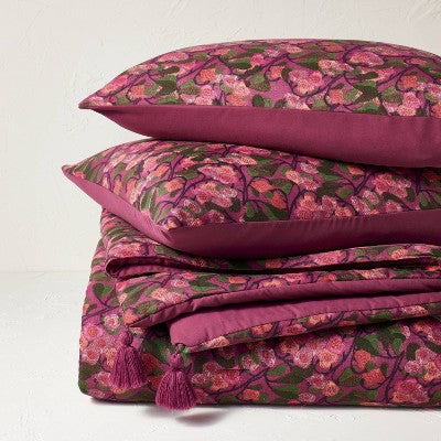  Printed Comforter And Sham Set Dark Purple - Opalhouse™ Designed With Jungalow™