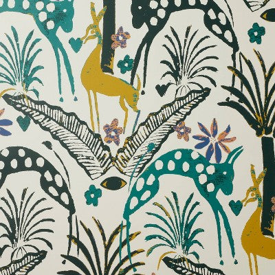  Fiesta Animals Peel And Stick Wallpaper Cream - Opalhouse™ Designed With Jungalow™