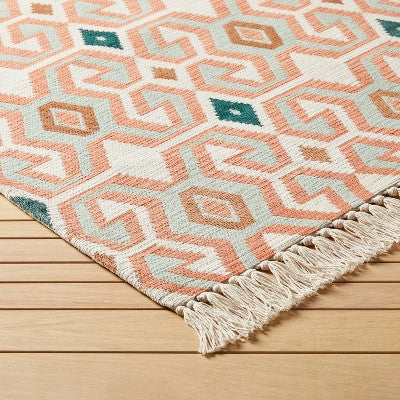 Tapestry Ogee Medallion Rug Blush - Opalhouse™ Designed With Jungalow™