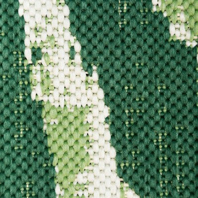  7' X 10' Peacock Ikat Outdoor Rug Green - Opalhouse™