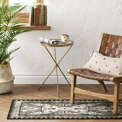  Buttercup Diamond Vintage Persian Woven Rug - Opalhouse