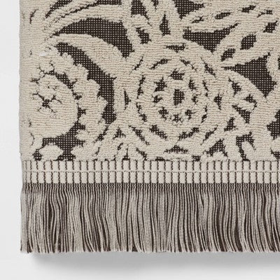  Allover Pattern Towels Black/White - Opalhouse