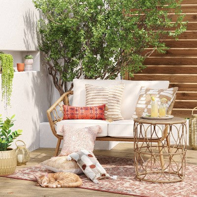  Britanna Patio Loveseat, Outdoor Furniture - Natural - Opalhouse™