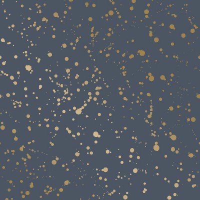  Celestial Peel & Stick Wallpaper Navy/Gold - Opalhouse™: Removable Vinyl, Self-Adhesive, Stain-Resistant, 27.5 Sq Ft Coverage