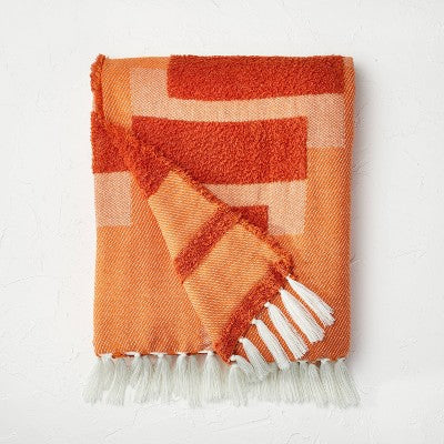  Geometric Patterned Chunky Woven Throw Blanket - Opalhouse™ Designed With Jungalow™
