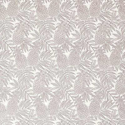  Pineapple Peel & Stick Wallpaper Brown - Opalhouse™: Removable Vinyl, Bohemian Fruit Pattern, Stain-Resistant, 27.5 Sq Ft Coverage