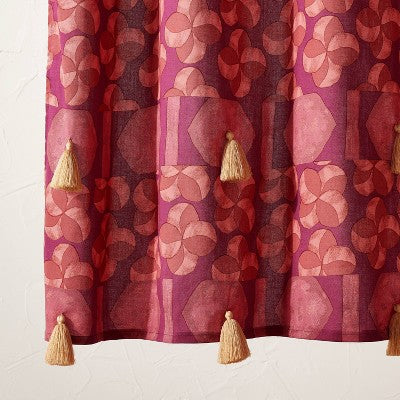 Seasons Go Round Shower Curtain With Tassels - Opalhouse™ Designed By Jungalow™