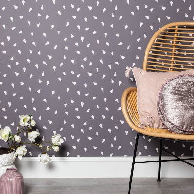  Scattered Seeds Peel & Stick Wallpaper Gray/White - Opalhouse™