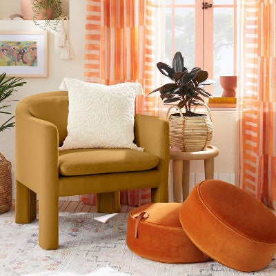 Linaria Fully Upholstered Velvet Accent Chair - Opalhouse™ Designed With Jungalow™ 