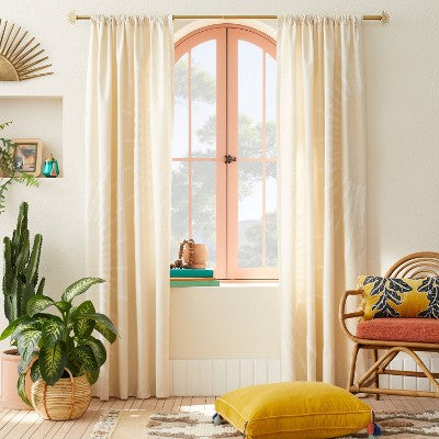  Sunrise Curtain Rod Brass - Opalhouse™ Designed With Jungalow™ 