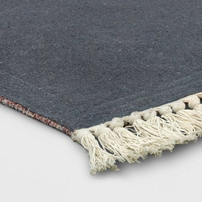  Alexandra Floral Printed Border Persian Rug Blush - Opalhouse™