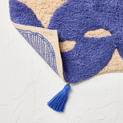  Concentric Wave Blue Bath Rug Blue - Opalhouse™ Designed With Jungalow™