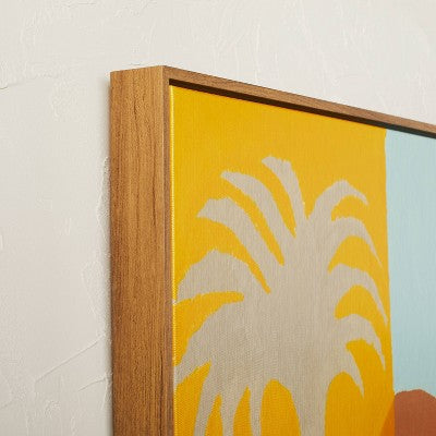  36" X 24" Time And Place Framed Wall Art - Opalhouse™ Designed With Jungalow™