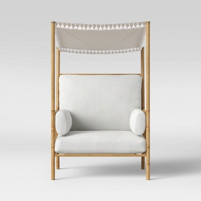  Calla Canopy Patio Accent Chair - White - Opalhouse™