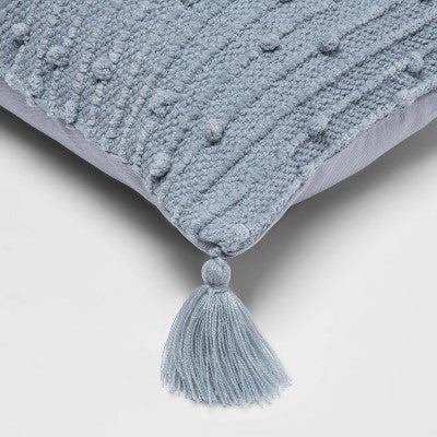  Oversize Embroidered Textured Lumbar Throw Pillow - Opalhouse™