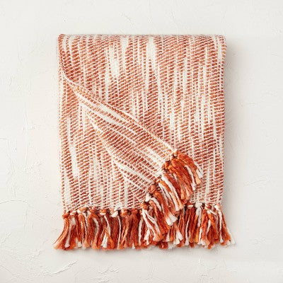  Space Dyed Woven Throw Blanket With Tassels - Opalhouse™ Designed With Jungalow™