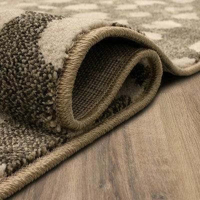  Elderberry Snake Skin Print Woven Rug Gray - Opalhouse