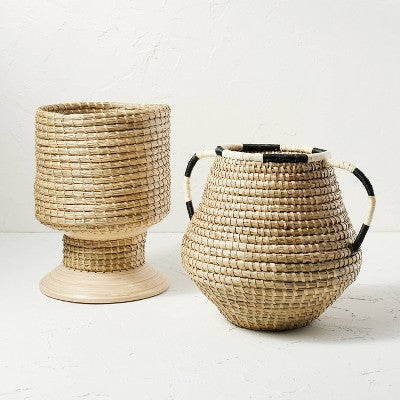  Small Basket With Woven Handle Natural Brown - Opalhouse™ Designed With Jungalow™