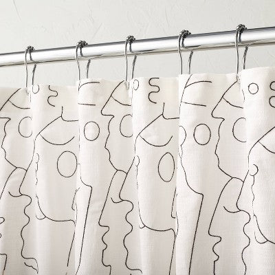  In This Together Shower Curtain White - Opalhouse™ Designed With Jungalow™