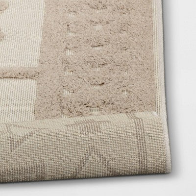  Outdoor Rug Tufted Geo Cream - Opalhouse™