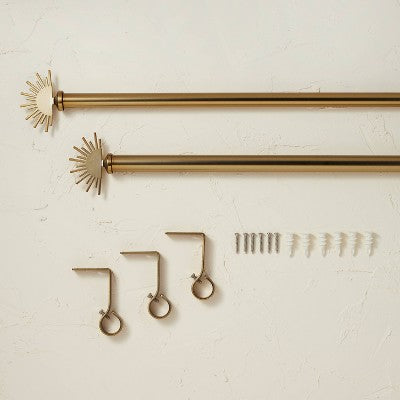  Sunrise Curtain Rod Brass - Opalhouse™ Designed With Jungalow™ 