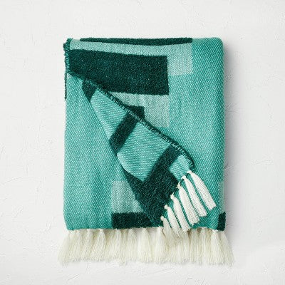  Geometric Patterned Chunky Woven Throw Blanket - Opalhouse™ Designed With Jungalow™