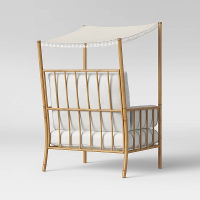  Calla Canopy Patio Accent Chair - White - Opalhouse™