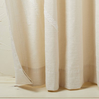  1pc Light Filtering Sunburst Window Curtain Panel Ivory - Opalhouse™ Designed With Jungalow™ 